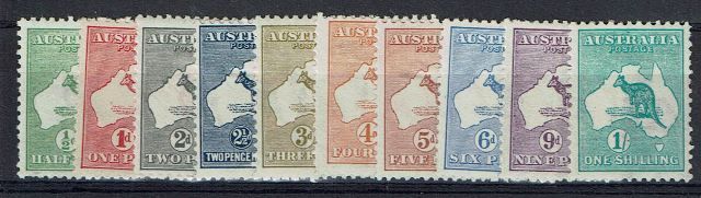 Image of Australia SG 1/11 LMM British Commonwealth Stamp